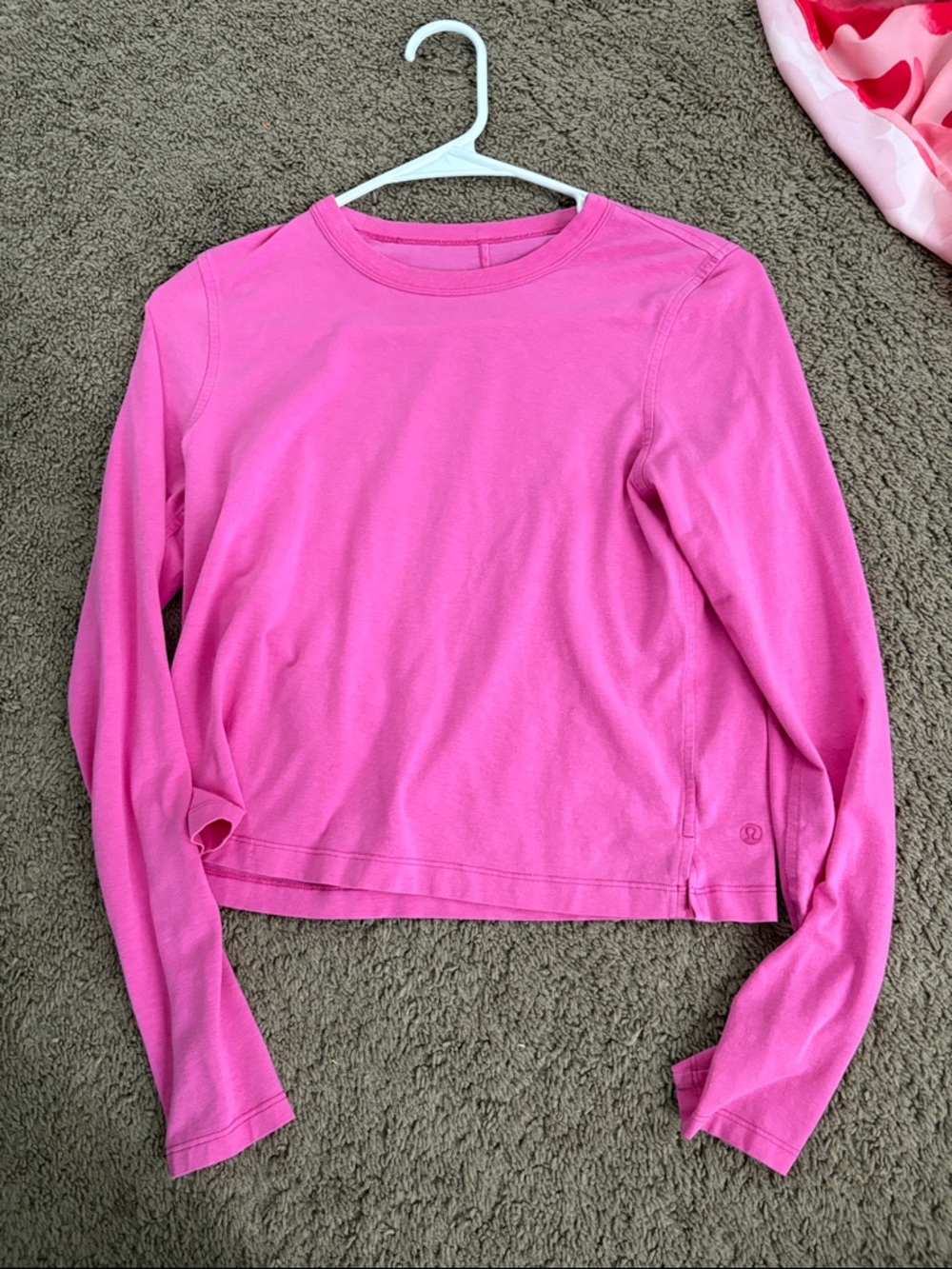 lululemon athletica Pink Long Sleeve Tee